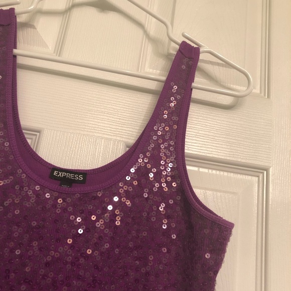 Purple Sequin Tank 💜 - Picture 2 of 4